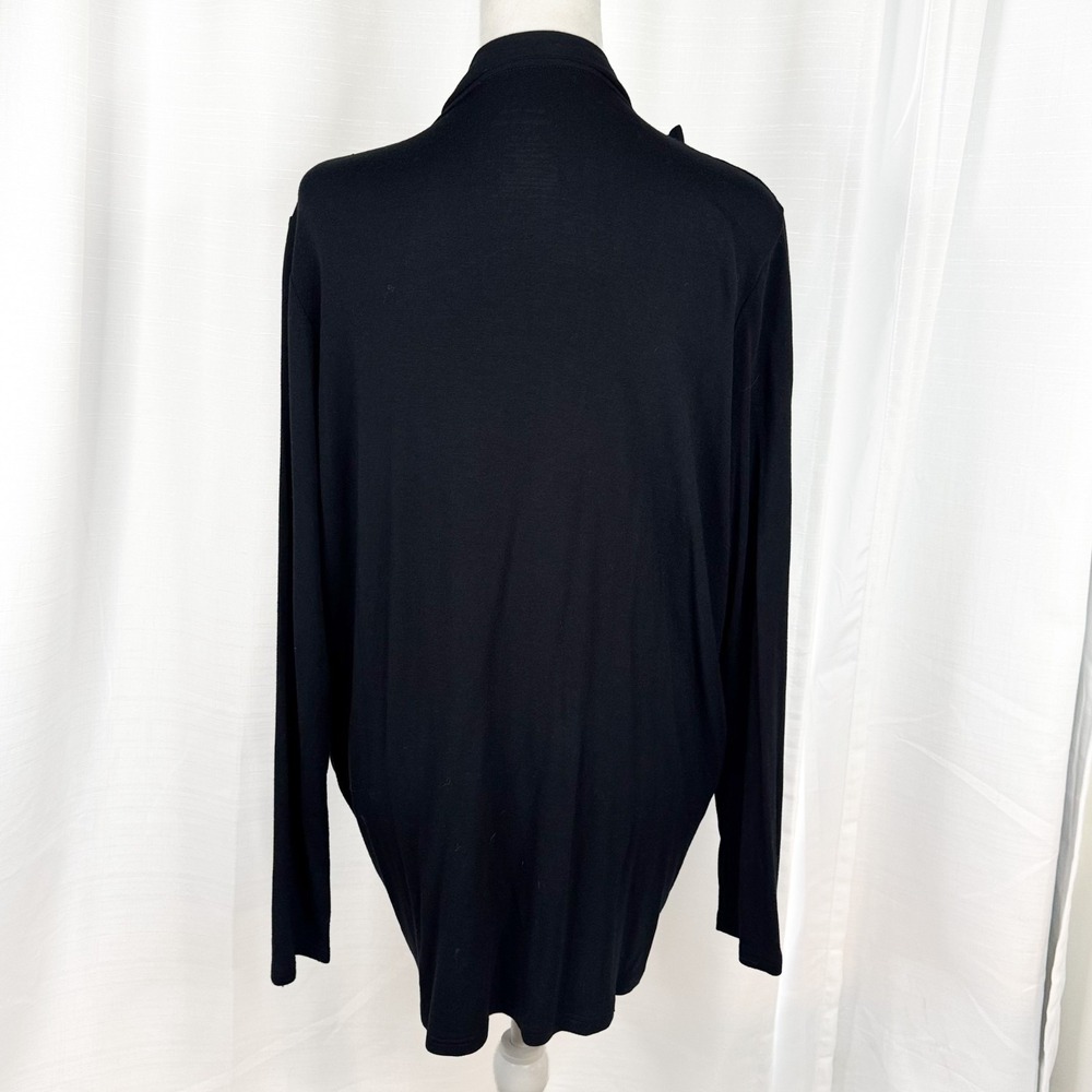 Magnetic Me Nursing Cover Cardigan M/L Black Modal Duster Maternity Magnetic - Picture 4 of 16